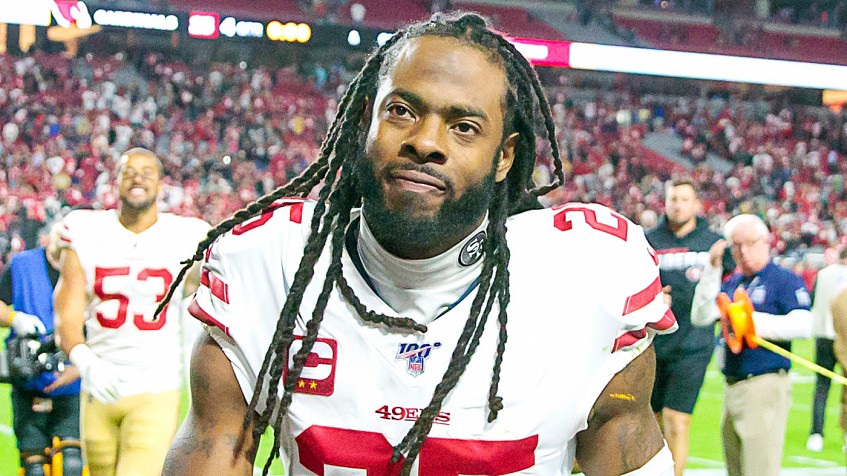 File:49ers at Redskins, Richard Sherman 2019 (48940203926).jpg - Wikimedia  Commons