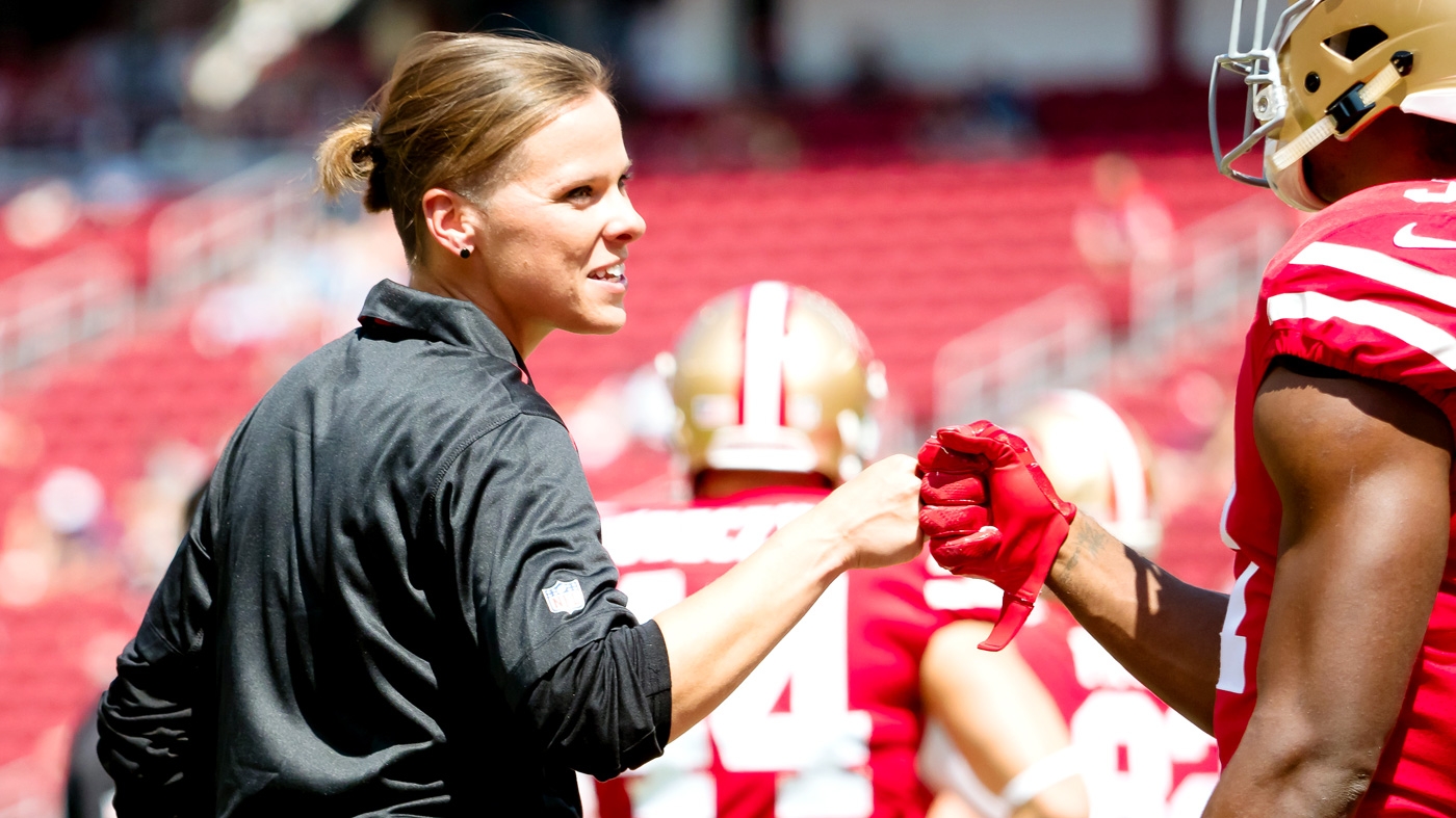 49ers' Katie Sowers to Be First Openly Gay Coach at the Super Bowl