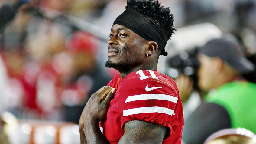 Odell Beckham Jr. shares in 49ers' Marquise Goodwin's emotional night