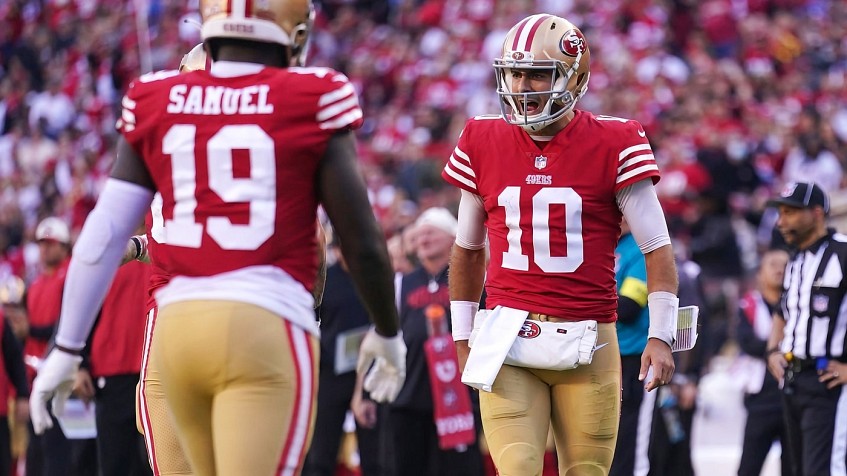 49ers vs Eagles: Jimmy Garoppolo, Deebo Samuel headline good & bad