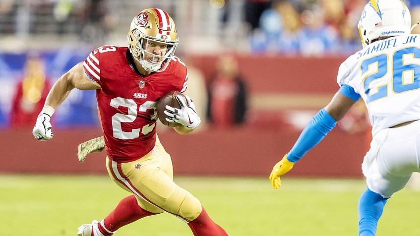 With Christian McCaffrey iffy for 49ers' backfield battle vs. Miami, who  gets the ball?