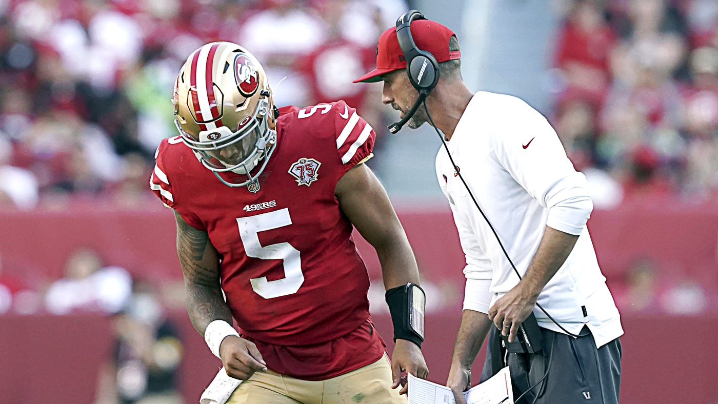 49ers' Trey Lance on interaction with Jimmy Garoppolo after return