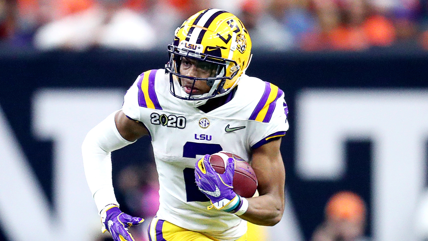 LSU's Justin Jefferson battles to be top receiver in NFL draft