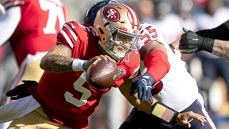 49ers' Trey Lance discusses improvement since last week