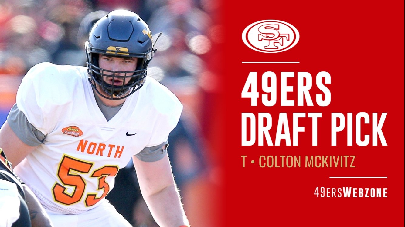 49ers Make West Virginia T Colton McKivitz A Fifth-round Draft Pick ...