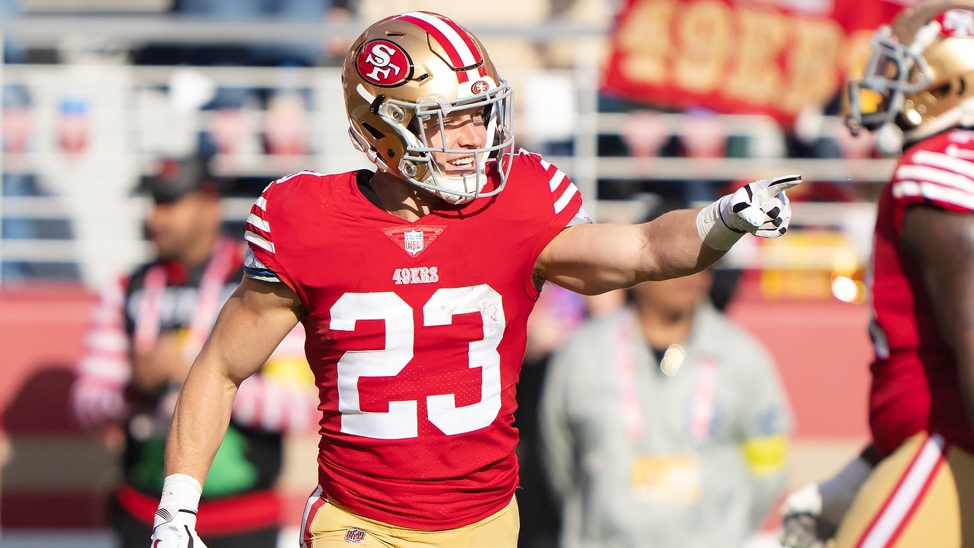 Christian McCaffrey Takes Practice Field in His New 49ers Uniform