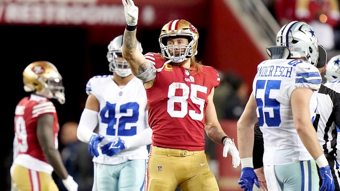 49ers George Kittle and Charvarius Ward are questionable vs. Steelers -  Niners Nation