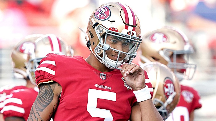 Jerry Rice prefers Trey Lance over Jimmy Garoppolo as 49ers