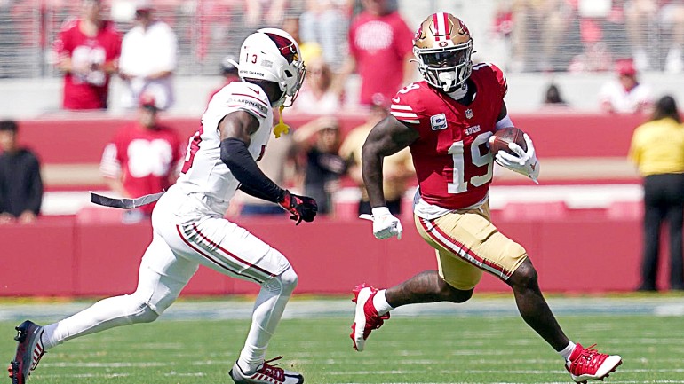 Kyle Shanahan says Deebo Samuel, Jauan Jennings are questionable for Sunday  - NBC Sports