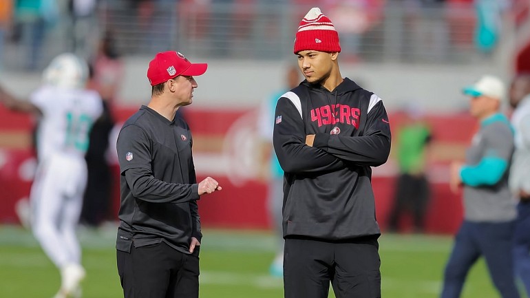 49ers QB Trey Lance finally got his hat selection correct