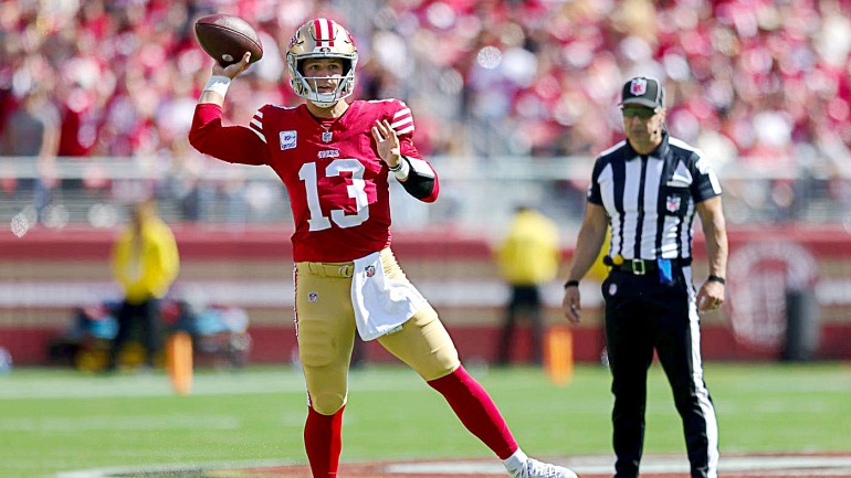 The #49ers will officially wear their home Red Throwback jerseys