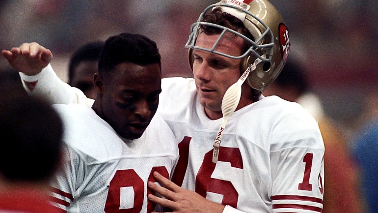 Jerry Rice breaks down the 49ers' transition from Joe Montana to Steve Young