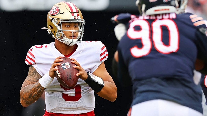 Incomplete grade on San Francisco 49ers quarterback Trey Lance