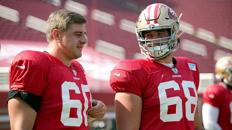 Rookie Colton McKivitz awestruck by speed, size of 49ers D-line | 49ers ...