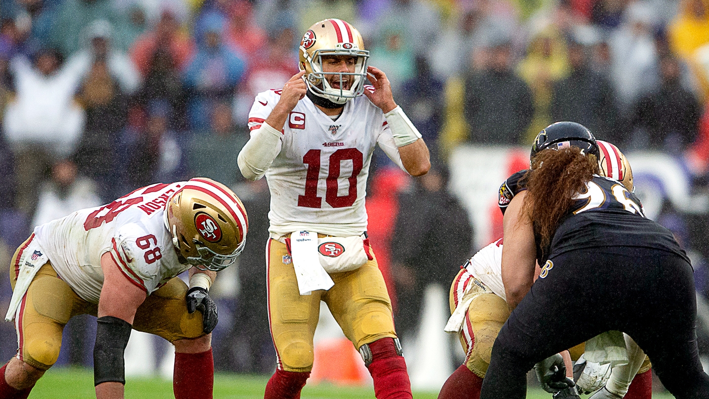 Where 49ers' Jimmy Garoppolo is ranked among starting QBs by PFF