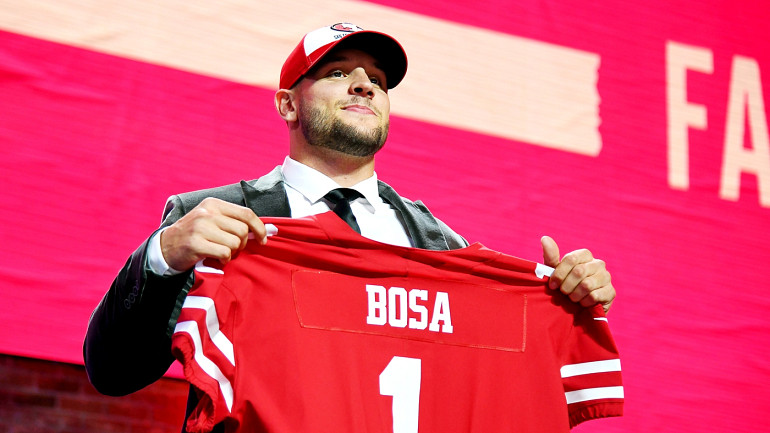 49ers' Kyle Shanahan on Nick Bosa contract talks: No updates there