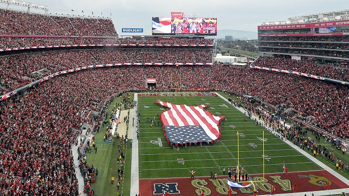 rams vs 49ers attendance