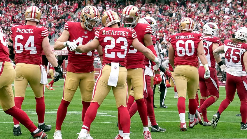 49ers secure NFC West, No. 2 seed by beating Cardinals