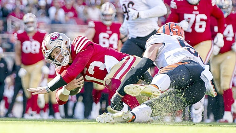 49ers rally late behind Trey Lance to beat Broncos 21-20 on rookie