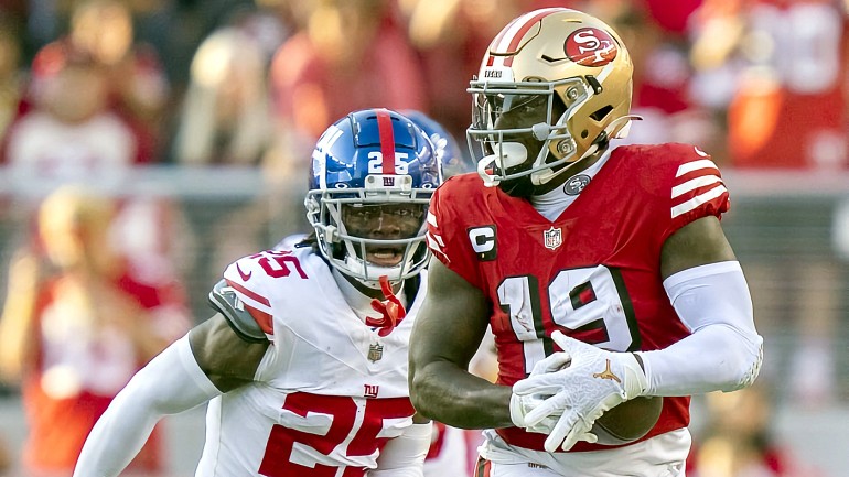 49ers WR Deebo Samuel will miss at least two games with an injured