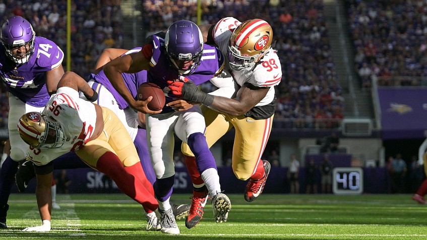 Sights and sounds from 49ers-Vikings preseason game