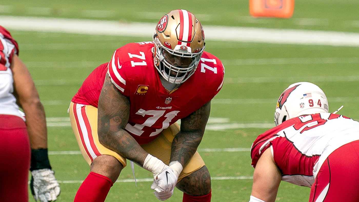 49ers' Trent Williams, Jeff Wilson Jr. Active Vs. Patriots; Dante ...