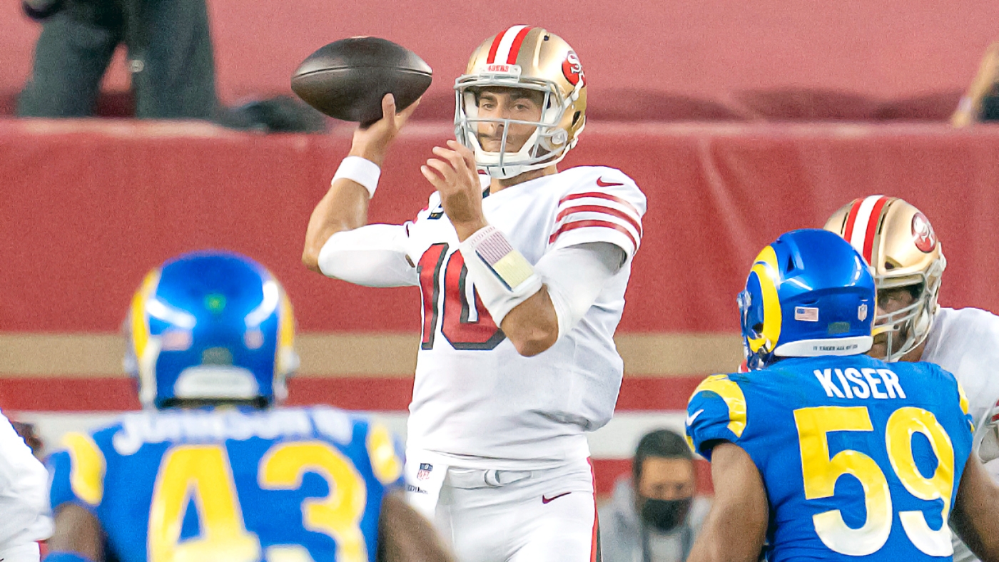 Jimmy Garoppolo throws 3 TD passes, 49ers beat Rams 24-16 Los