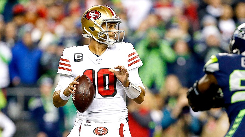 PFF SF 49ers on X: Solid day from Gucci Garoppolo: 