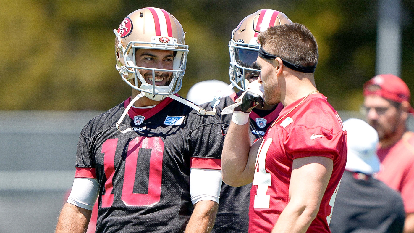 49ers' Kyle Juszczyk: 'As long as Jimmy's healthy, I think he's our guy'