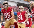 49ers announce 2019 team award winners, including George Kittle winning the  Len Eshmont Award