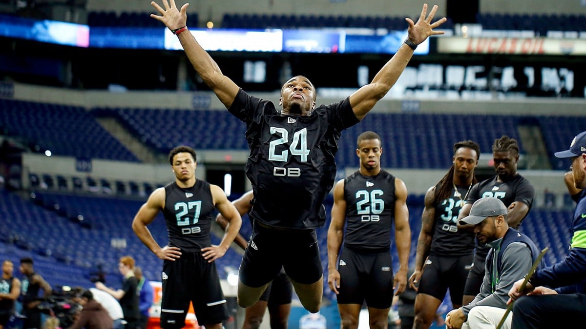 Javelin Guidry Runs Fastest 40-Yard Dash Among DB's At NFL Scouting Combine