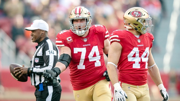 Watch 49ers tackle Joe Staley mic'd up vs. Bears