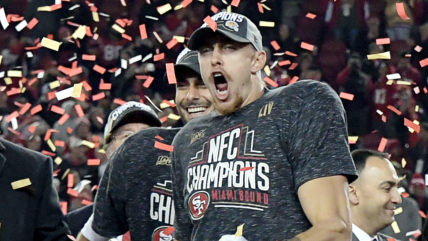 George Kittle: Jimmy Garoppolo shirtless on 49ers TE t-shirt - Sports