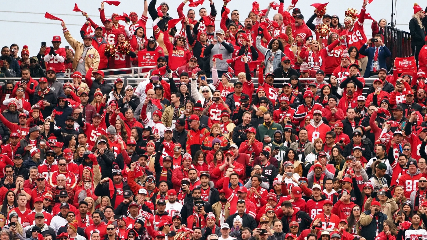 Dallas Cowboys outnumber 49ers fans at AT&T Stadium