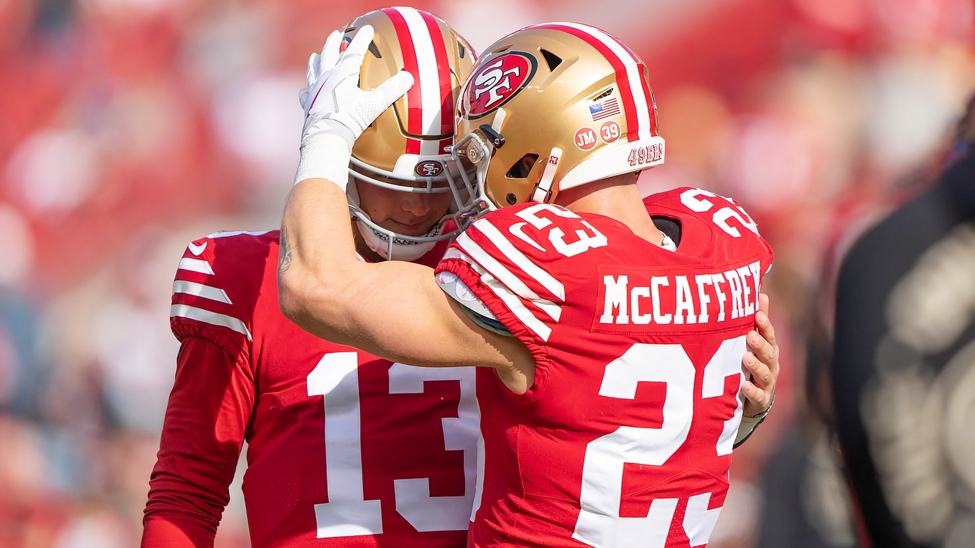 San Francisco 49ers locker room reacts to Christian McCaffrey's  record-breaking performance against 
