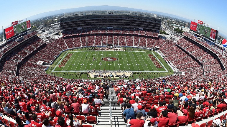 Matt Maiocco on X: The tarps are being removed from the field. No rain is  in the forecast at Levi's Stadium today for 49ers-Cardinals.   / X