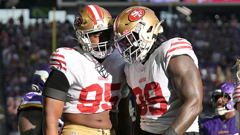 Javon Kinlaw adds presence to 49ers' smashmouth line play vs