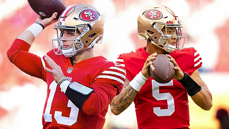 Brock Purdy, Trey Lance united in desire to win Super Bowl for 49ers