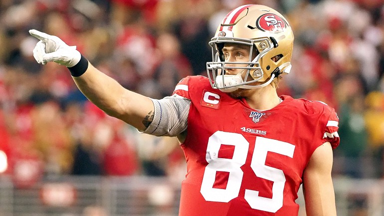 49ers TE George Kittle named NFC Offensive Player of the Week