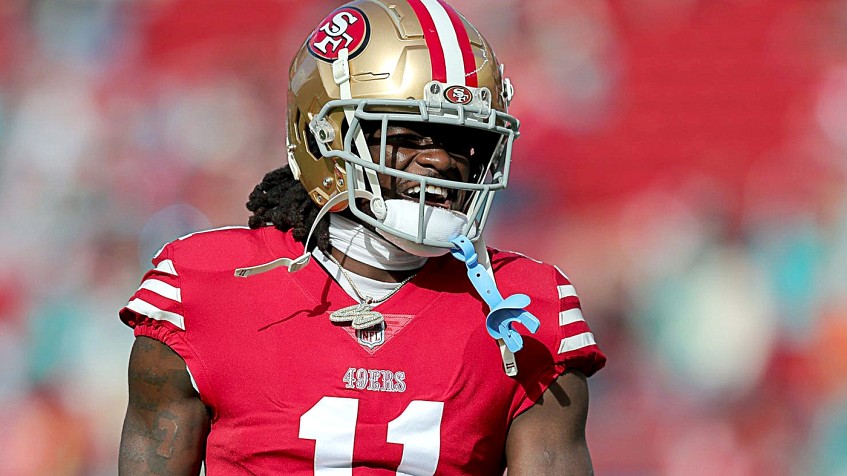 49ers receiver Brandon Aiyuk will miss game against Giants with shoulder  injury, Pro Sports