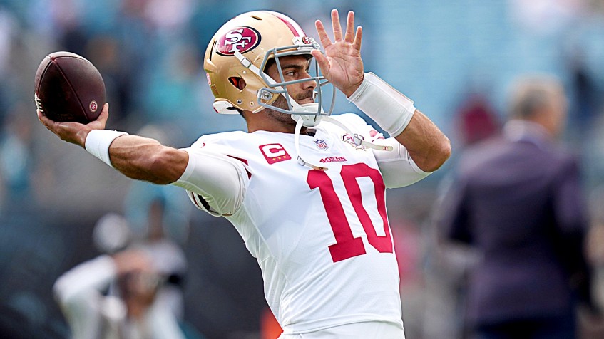 After citing rhythm and arm fatigue, 49ers' Jimmy Garoppolo asked about  accountability