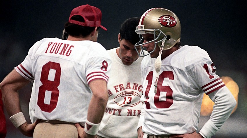 Steve Young dealt to 49ers; Joe Montana's heir apparent?