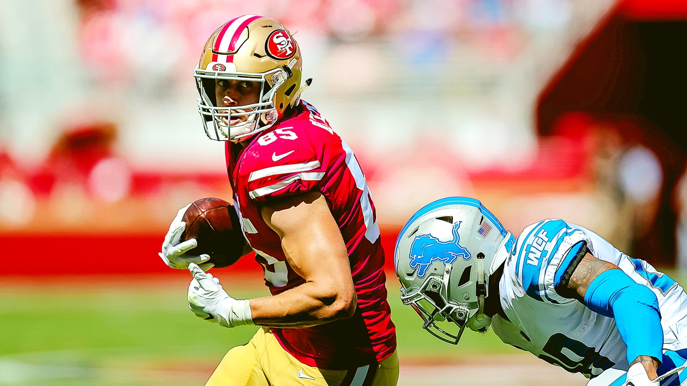 49ers George Kittle has fun with fantasy-football requests