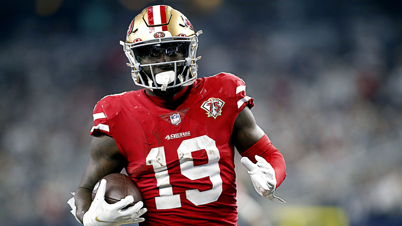 San Francisco 49ers wide receiver Deebo Samuel (19) during an NFL