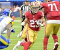 McCaffrey bypasses Gore's No. 21 to become SF 49ers' new No. 23