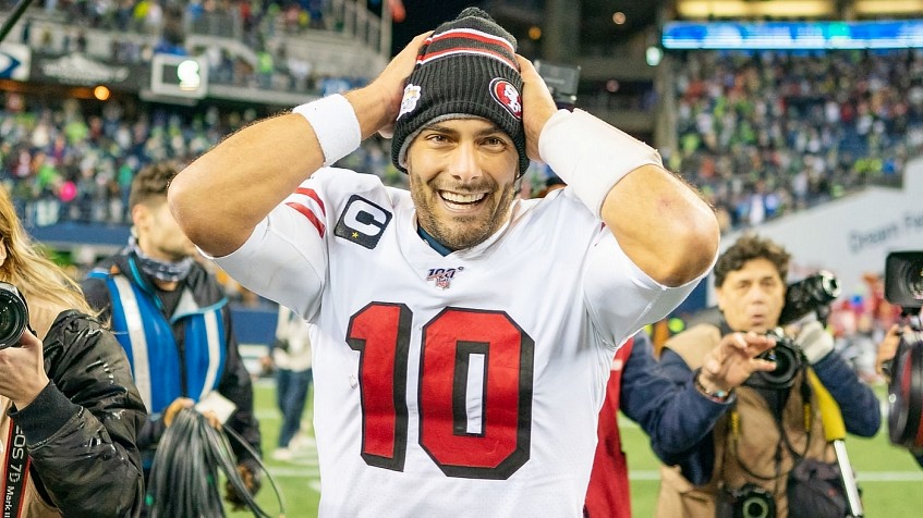 49ers' Jimmy Garoppolo on a possible game vs. Tom Brady: When a