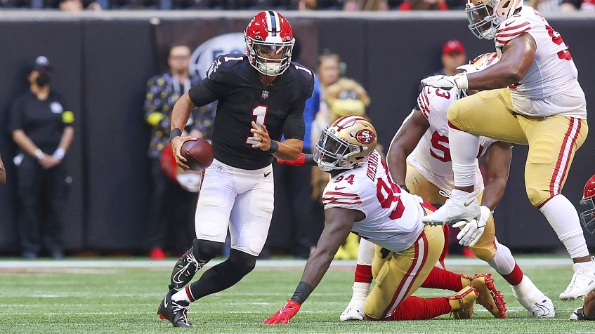 Falcons failures near goal line lead to 31-13 loss to 49ers - The