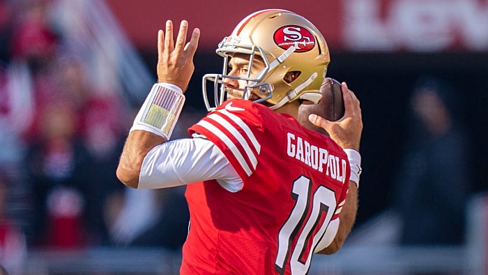 Jimmy Garoppolo working on chemistry with Raiders' receivers with Meyers in  concussion protocol