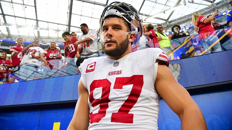 49ers' Nick Bosa 'surprised' Rams 'gave up a little early'