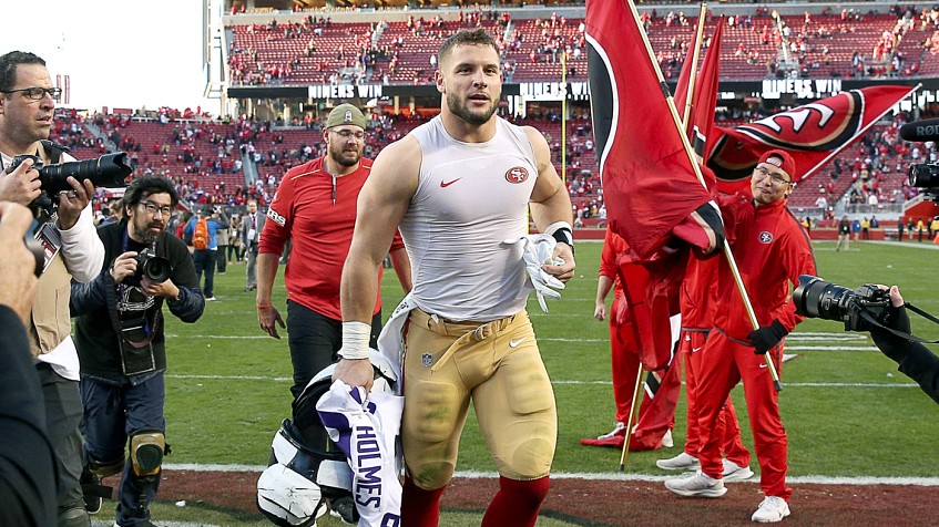 Nick Bosa recalls hilarious ref interaction in 49ers-Rams game